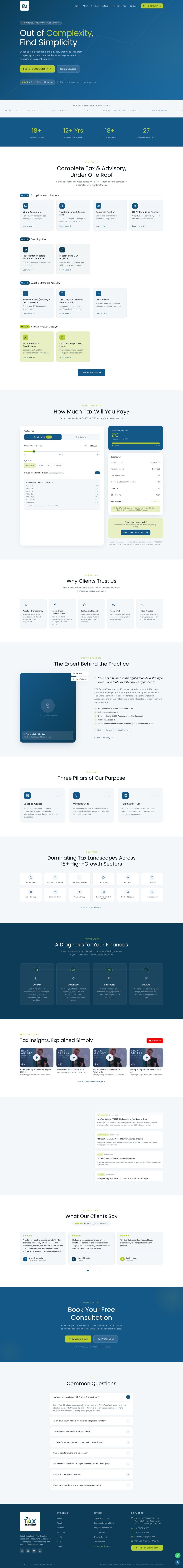 The Tax Therapist, full site