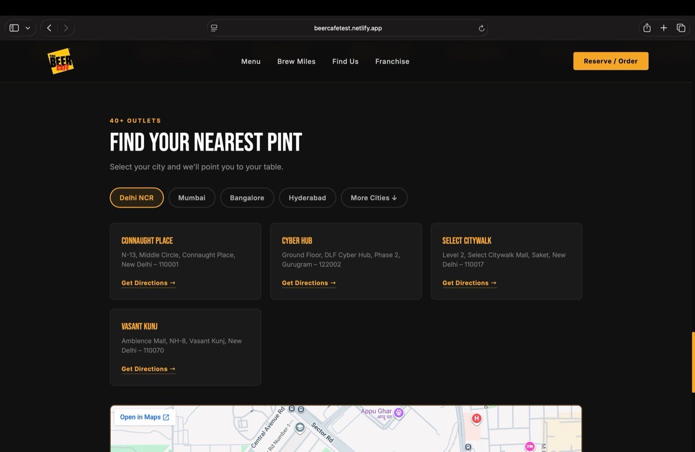 The Beer Cafe, screen 3